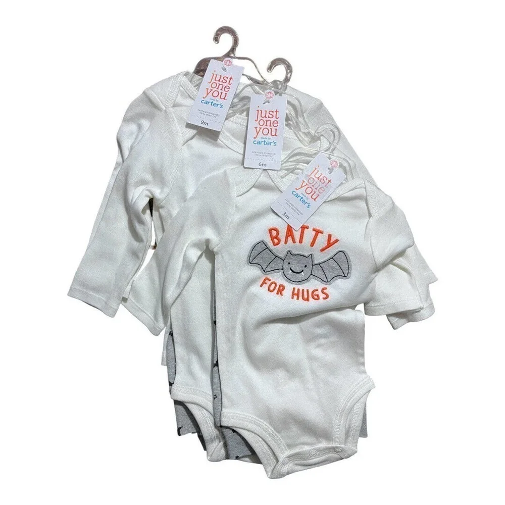 NWT Just one You By Carters Batty For Hugs 2 pc Outfit Halloween Various Sizes